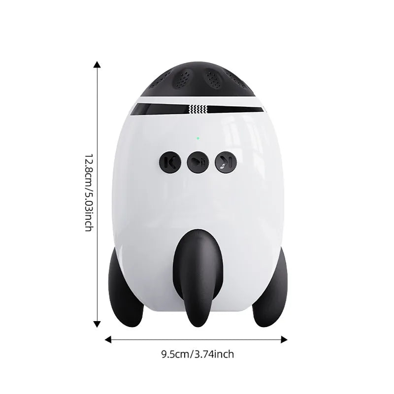 Portable Baby Calming Device Multi-Functional Wireless Bluetooth Sleep Aid Vibrating with Soothing Music White Noise Sound