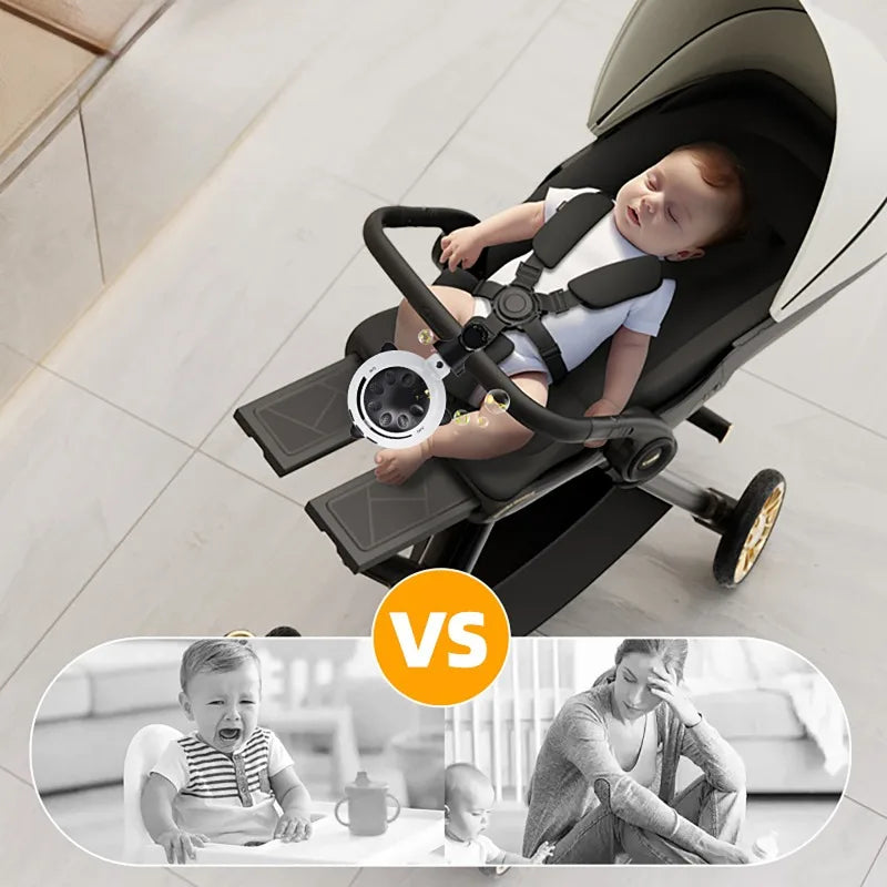 Portable Baby Calming Device Multi-Functional Wireless Bluetooth Sleep Aid Vibrating with Soothing Music White Noise Sound